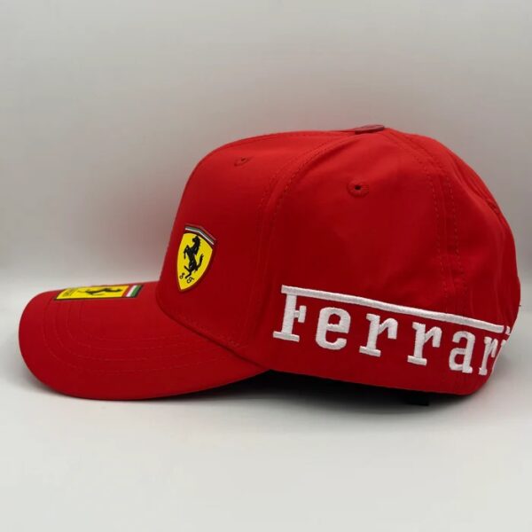Casquette Ferrari italien colleur rouge – Image 6