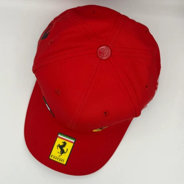 Casquette Ferrari italien colleur rouge – Image 2