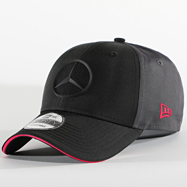 Casquette 9Forty Mercedes AMG Petronas 2025 Noir Gris Anthracite