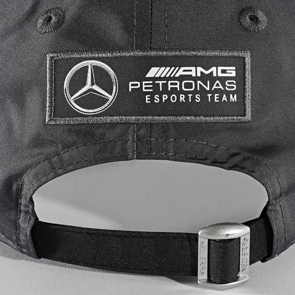 Casquette 9Forty Mercedes AMG Petronas 2025 Noir Gris Anthracite – Image 4