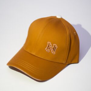 Casquette hermès beige 2025 logo bordé