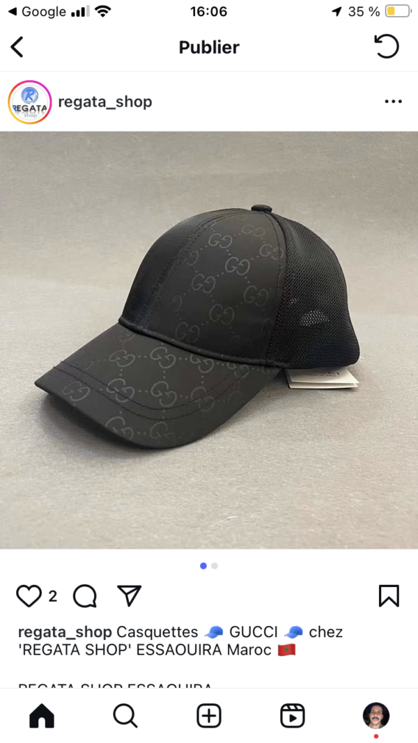 Casquette gucci chapka qualité mzyana 2025 – Image 3